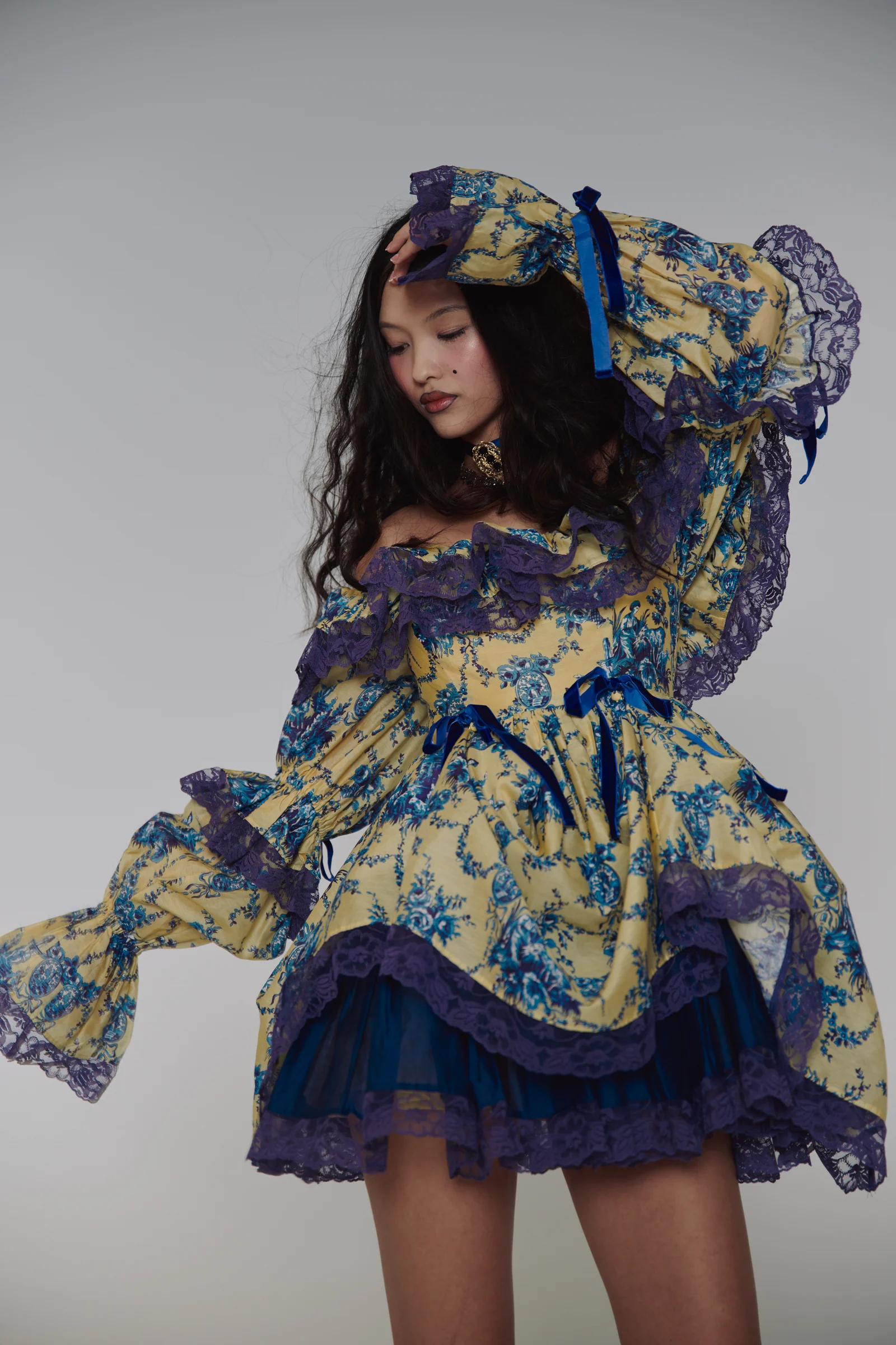 The Lumière Silk Organdy In A Past Life Dress