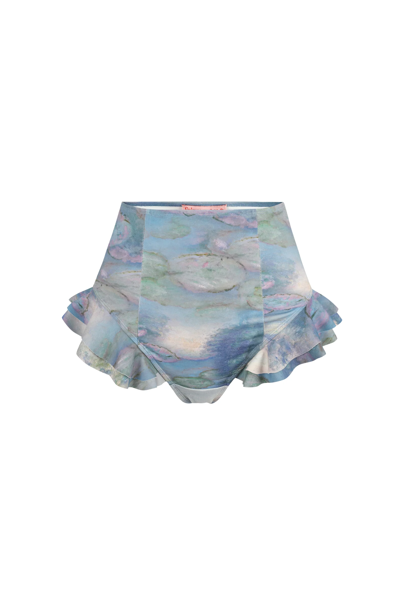 Morning On The Seine Ruffle Bikini Bottoms