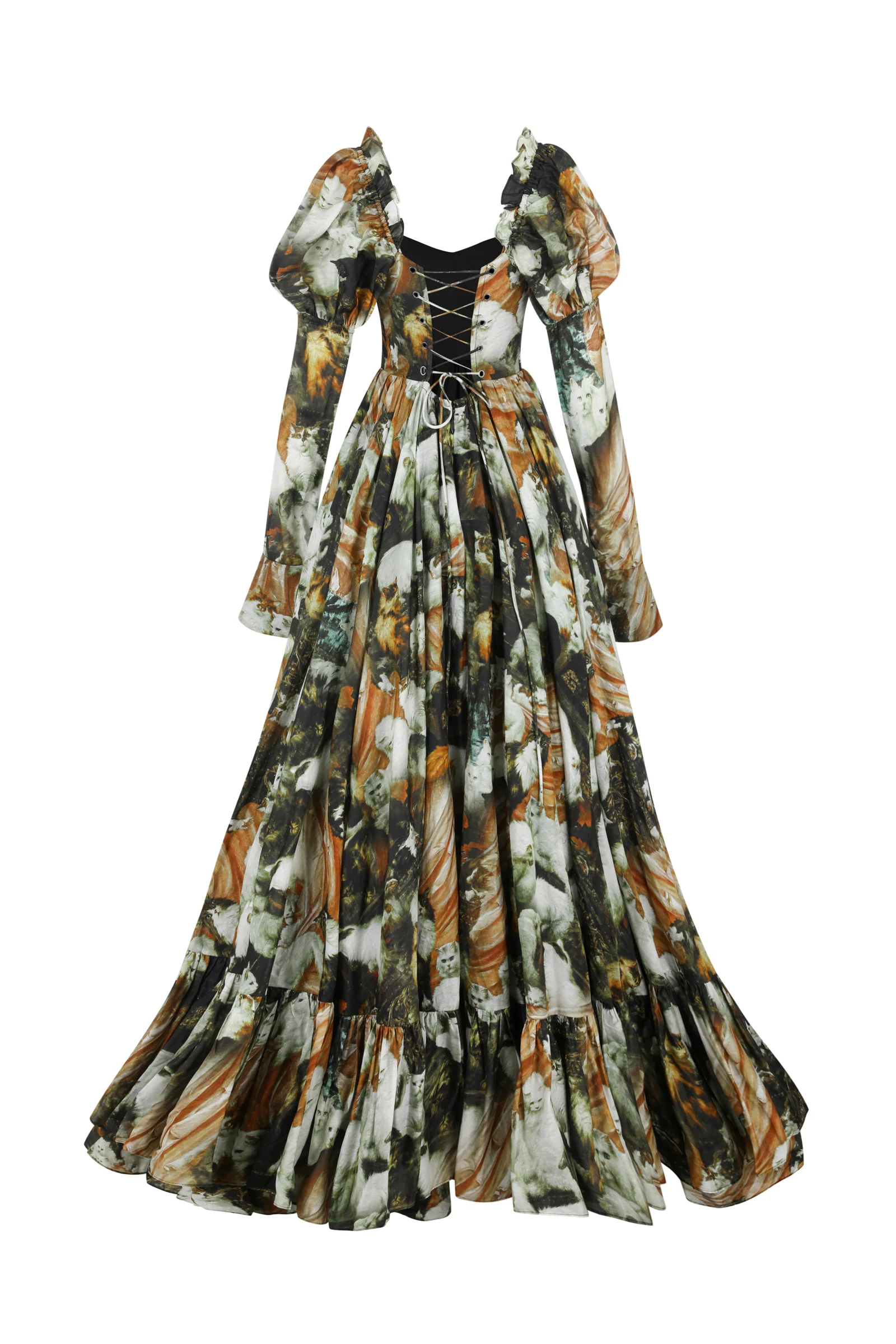 My Wife's Lovers Princess Silk Organdy Maiden Gown - Image 11