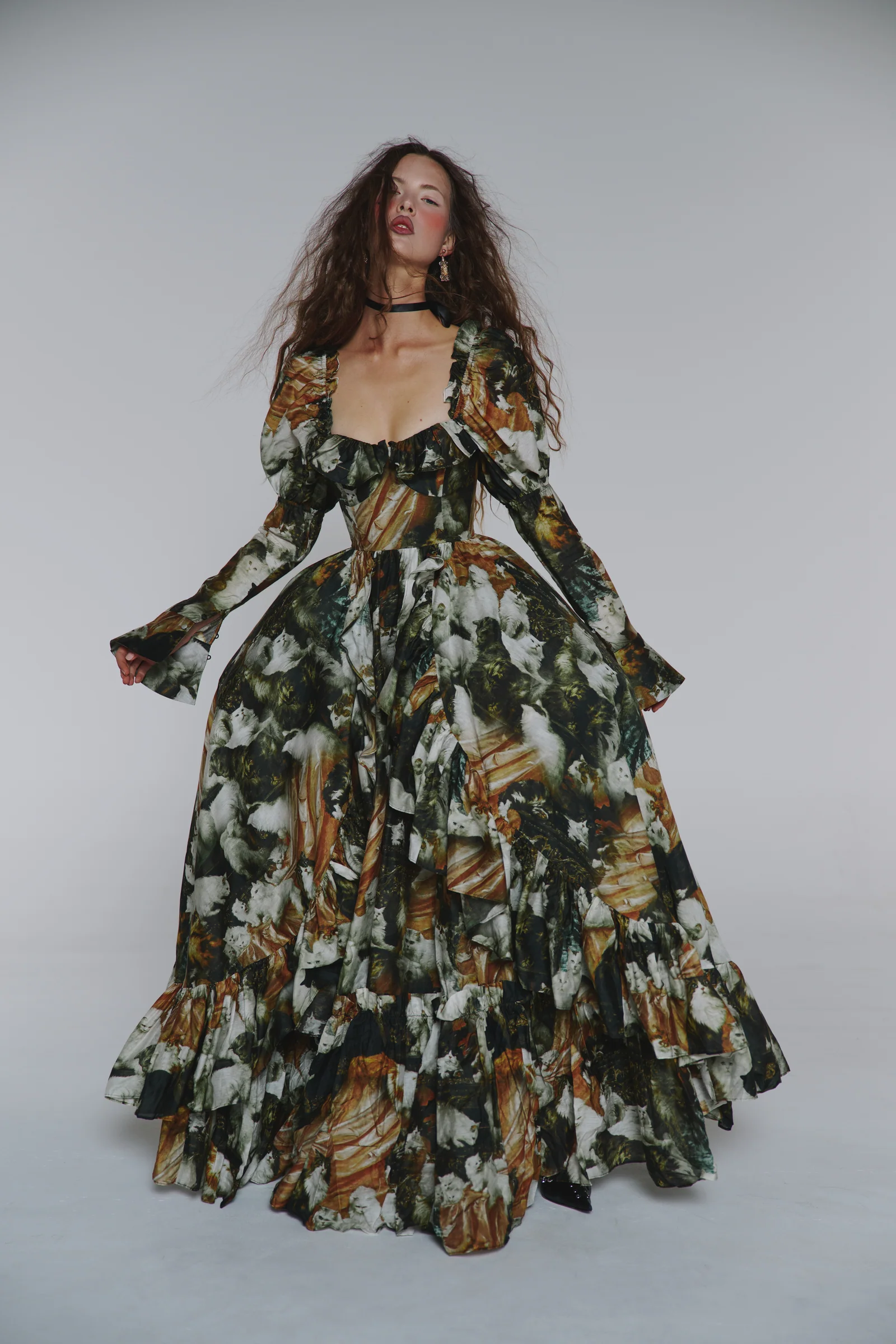My Wife's Lovers Princess Silk Organdy Maiden Gown - Image 14