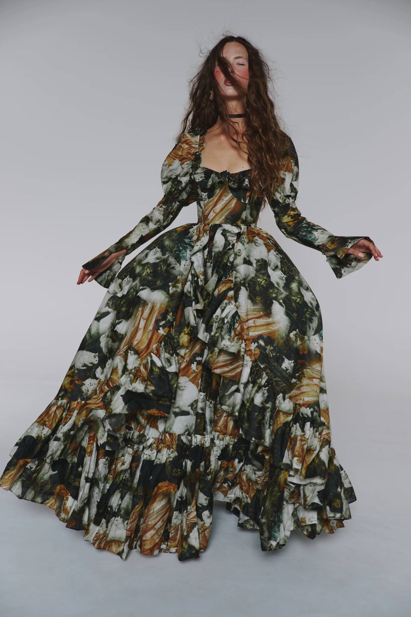 My Wife's Lovers Princess Silk Organdy Maiden Gown - Image 8