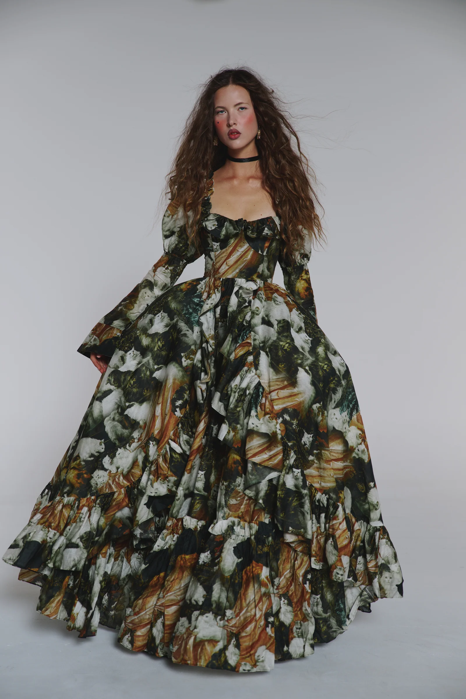 My Wife's Lovers Princess Silk Organdy Maiden Gown - Image 9
