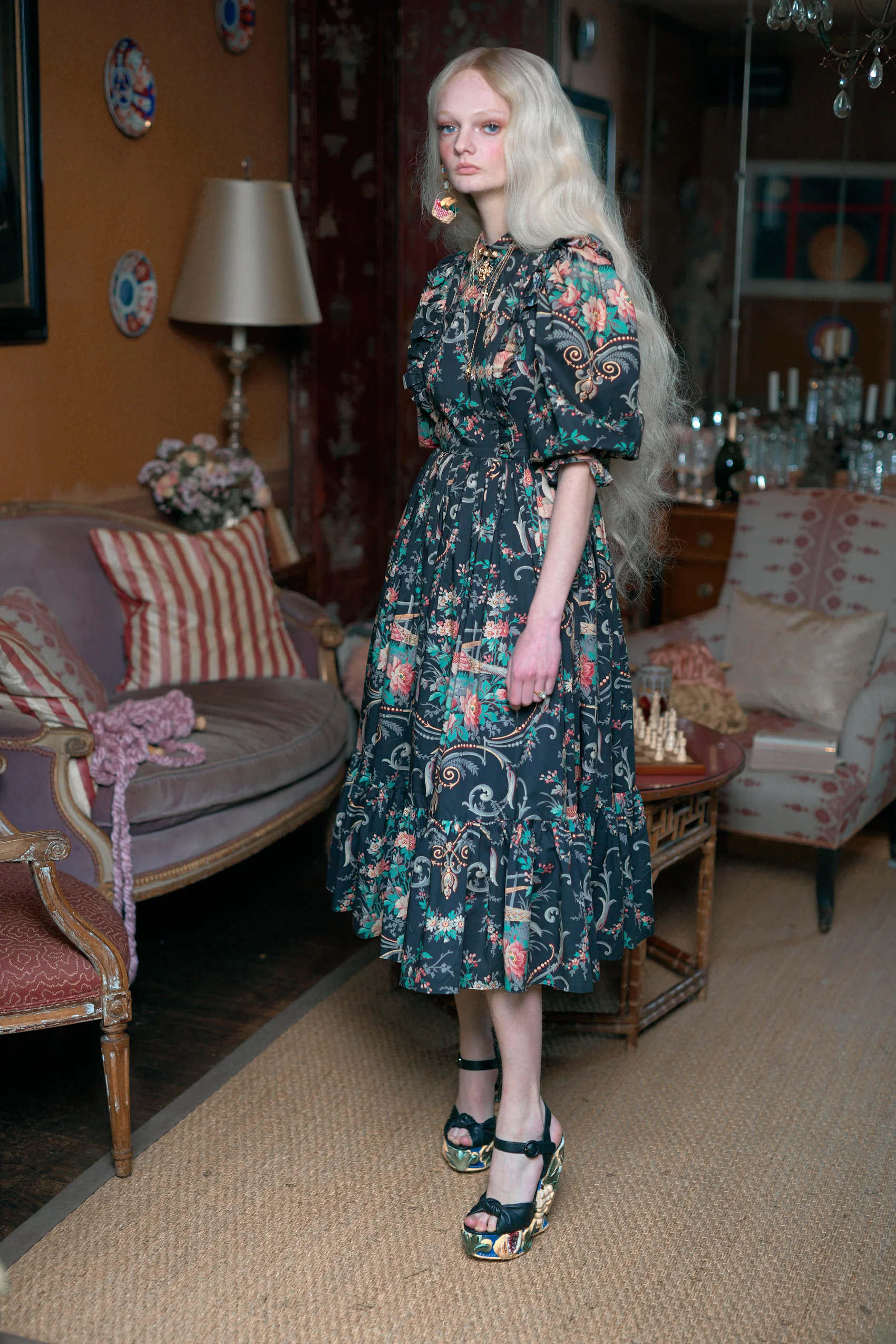 The Night in Paris French Storybook Dress - Image 10