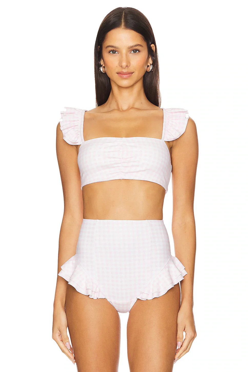 The Pink Gingham Ruffle Bikini Bottoms - Image 12