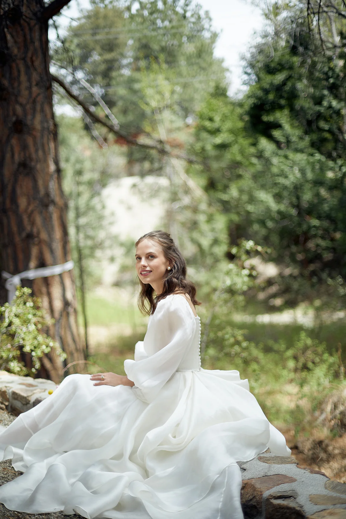 The Queen Of Angels Silk Gown Made to Order - Image 4