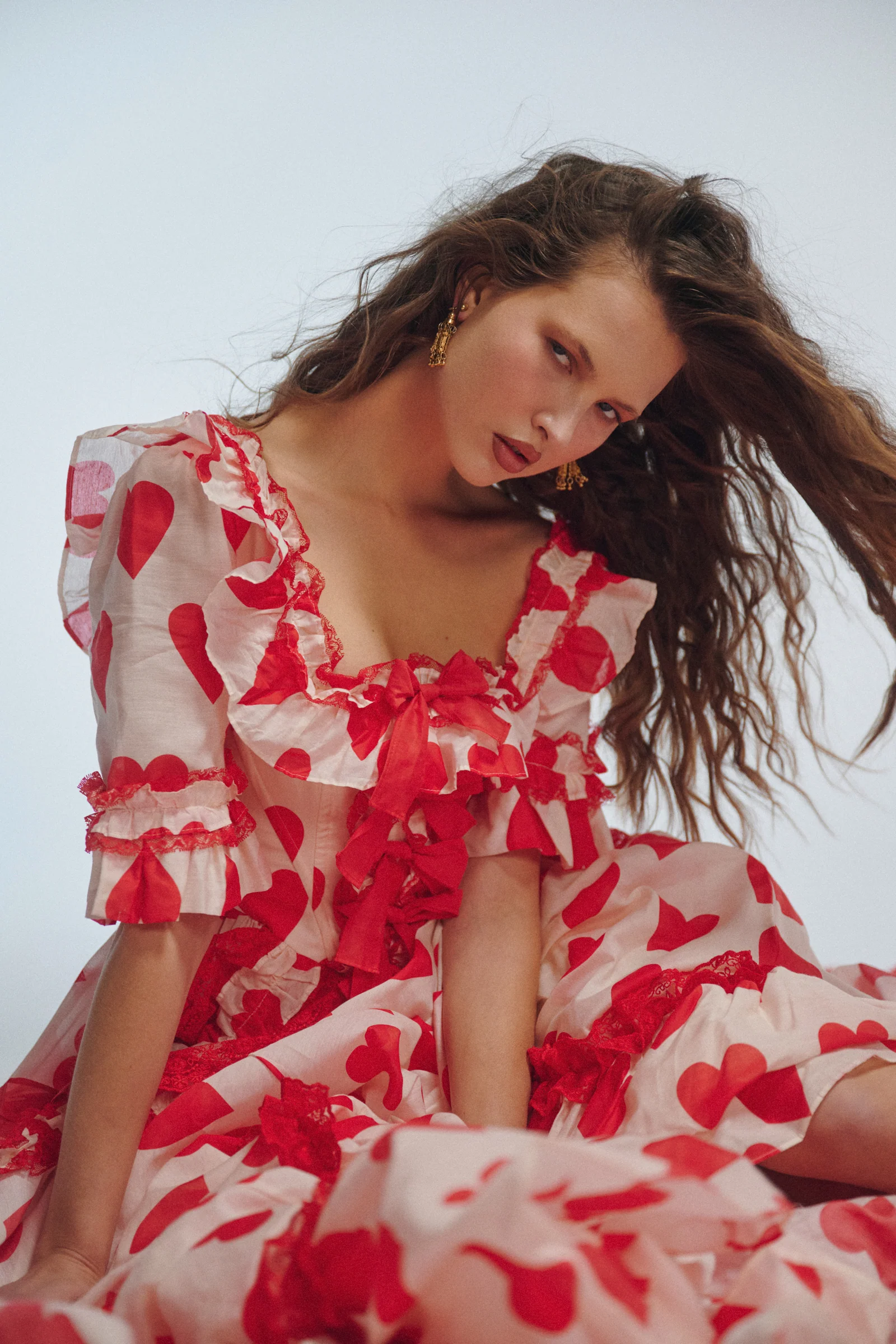 The Silk Organdy Queen Of Hearts Antoinette Gown - Image 3