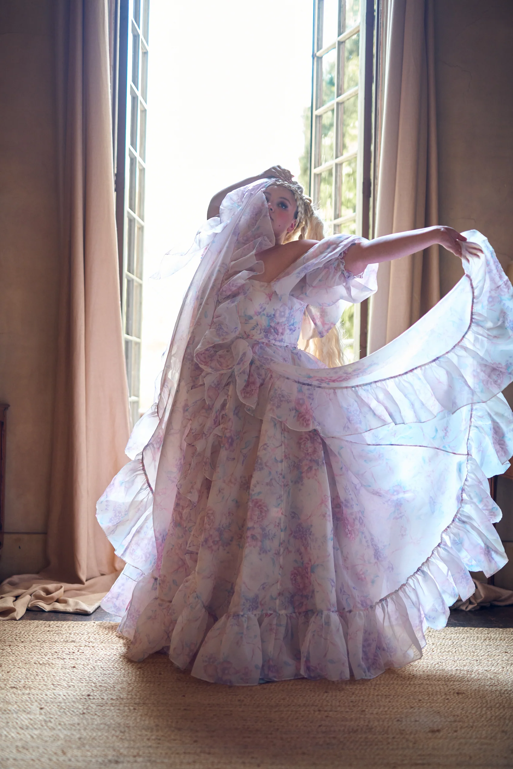 The Ribbon Dancer in Bloom Bridal Gown - Image 16
