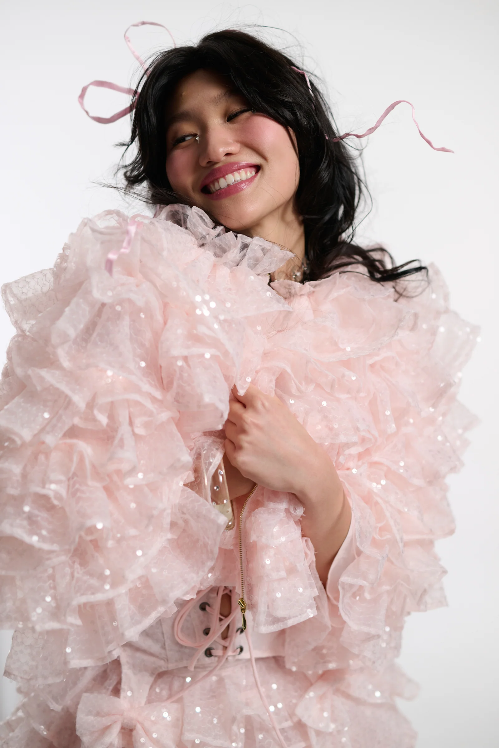 Sparkling Petit Chou Boa Jacket - Image 9