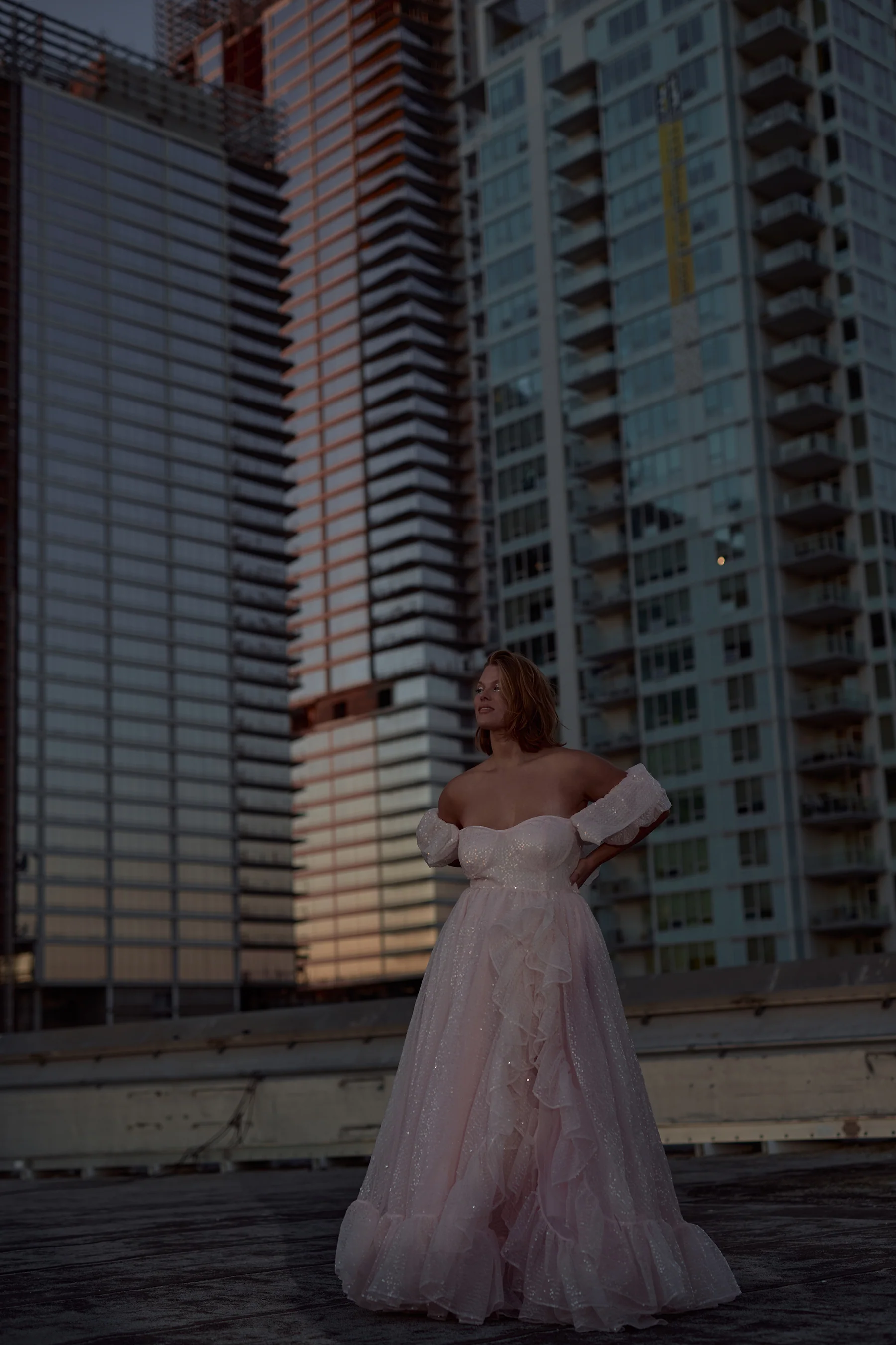 The Sparkling Rose Bloom Gown - Image 11