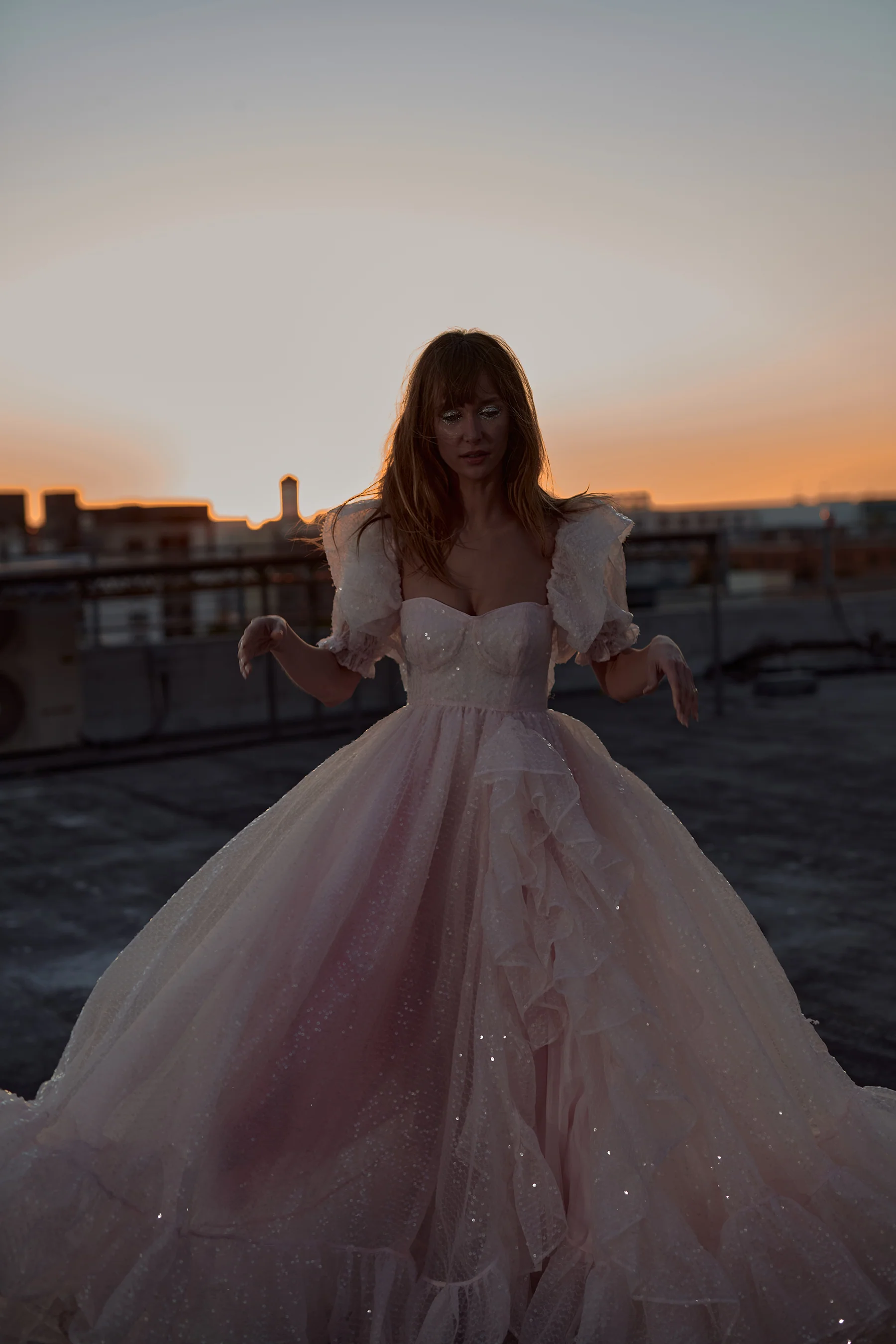 The Sparkling Rose Bloom Gown - Image 15