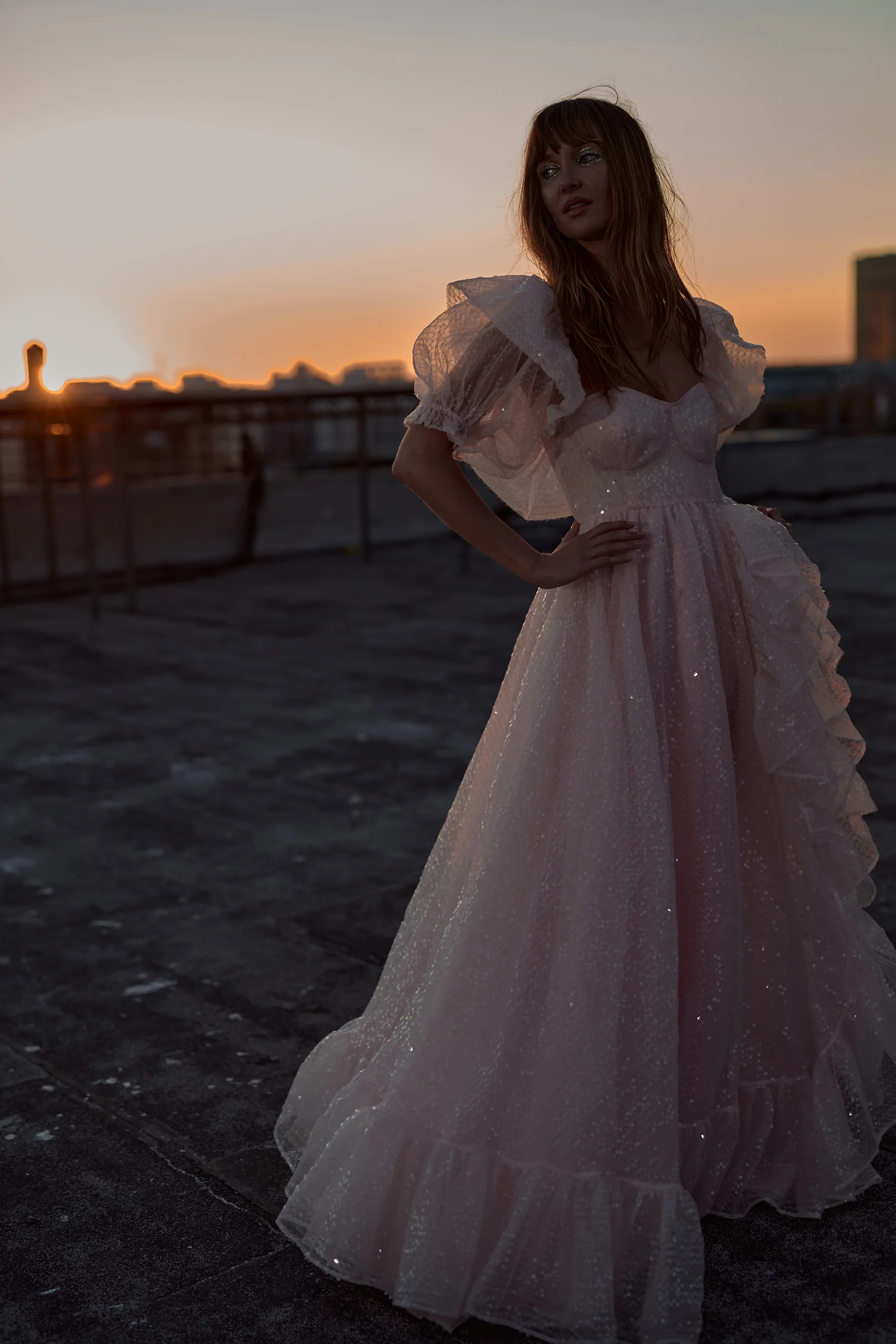 The Sparkling Rose Bloom Gown - Image 16