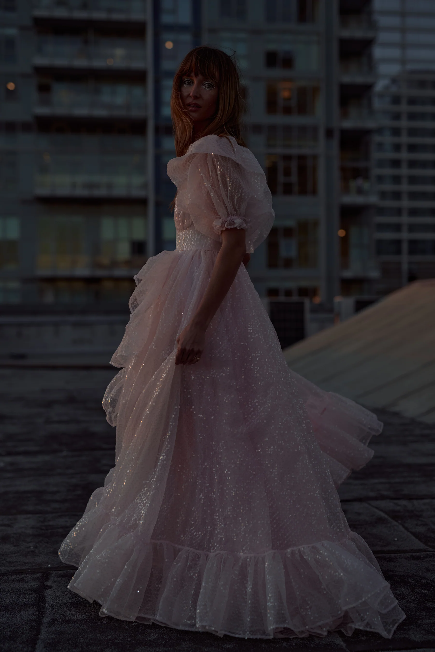 The Sparkling Rose Bloom Gown - Image 18