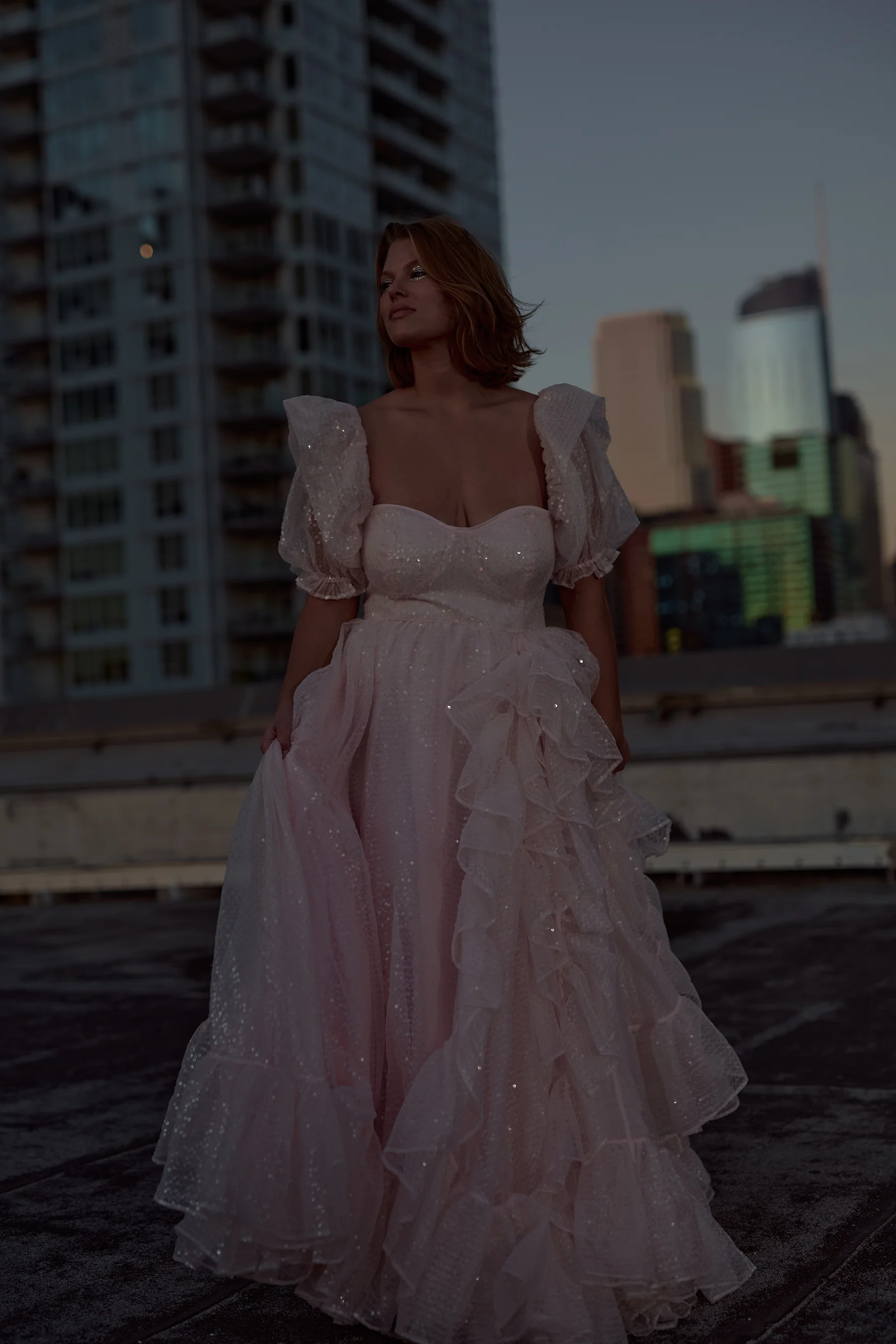 The Sparkling Rose Bloom Gown - Image 21