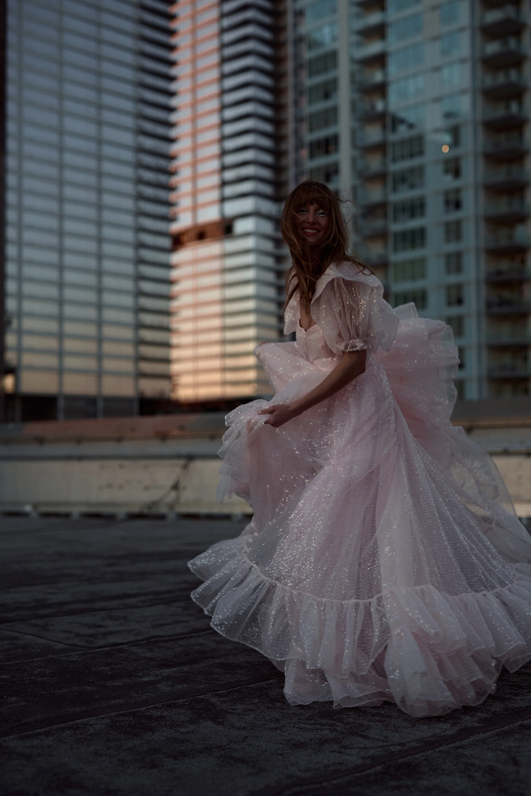 The Sparkling Rose Bloom Gown - Image 5
