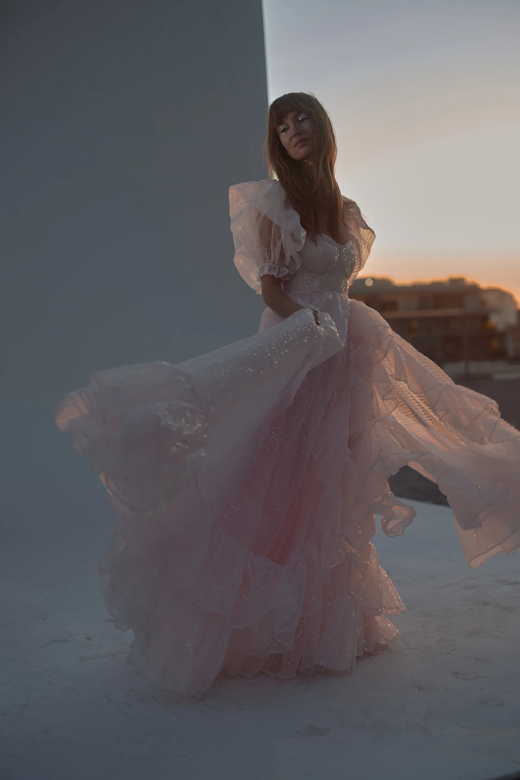 The Sparkling Rose Bloom Gown - Image 7