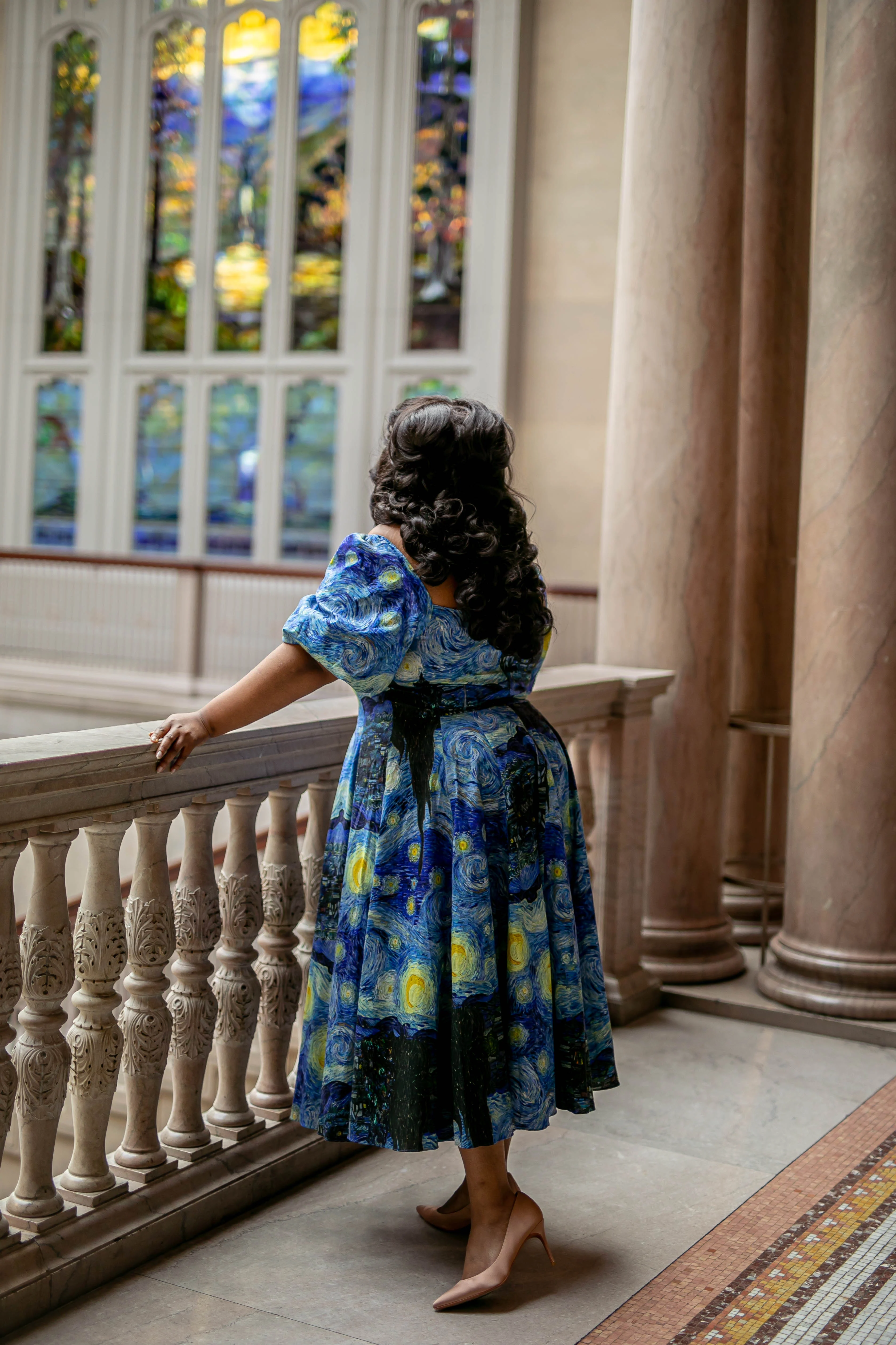 The Starry Night Day Dress - Image 14