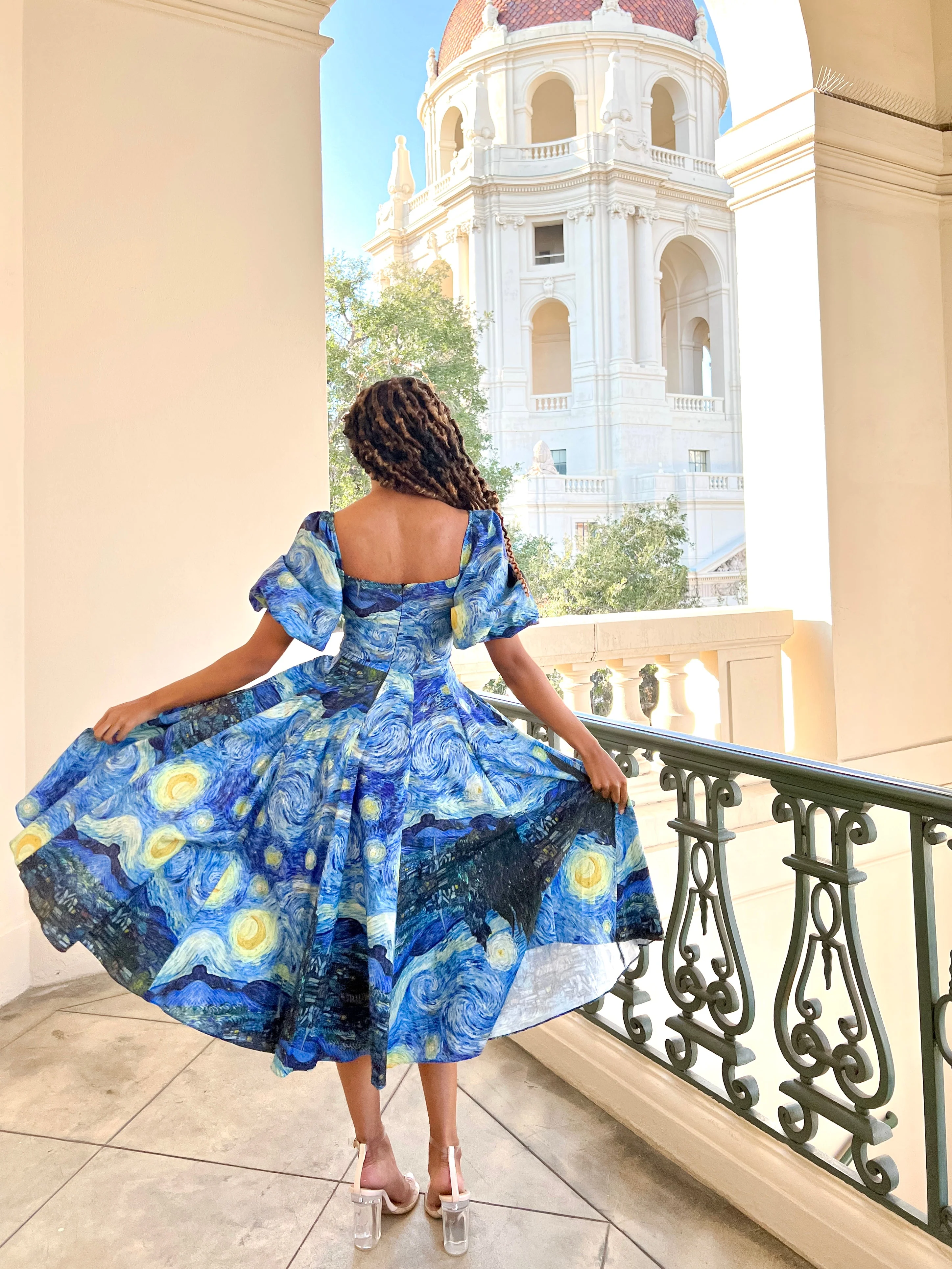 The Starry Night Day Dress - Image 3