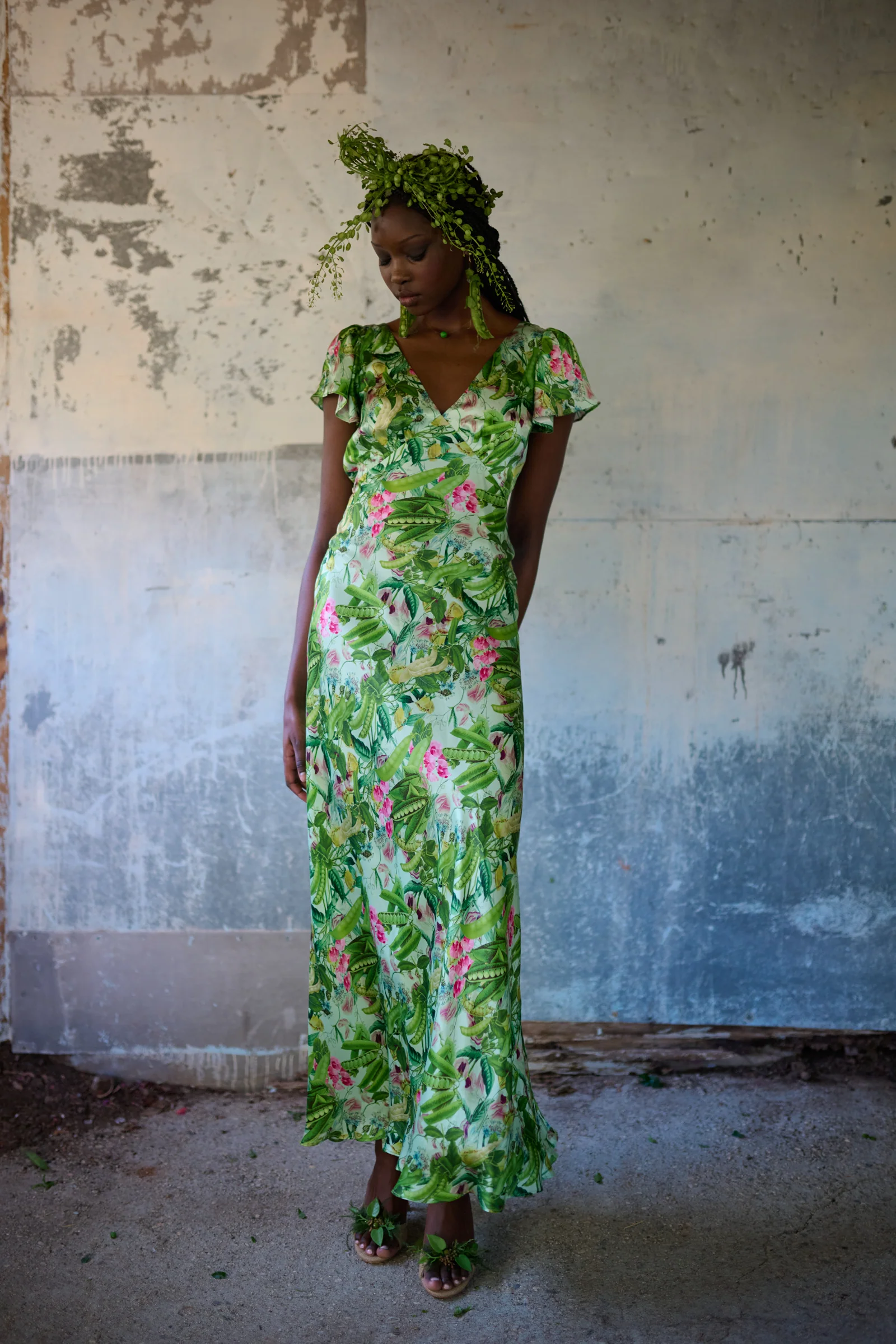 The Sweet Pea Silk Flutter Slip - Image 7