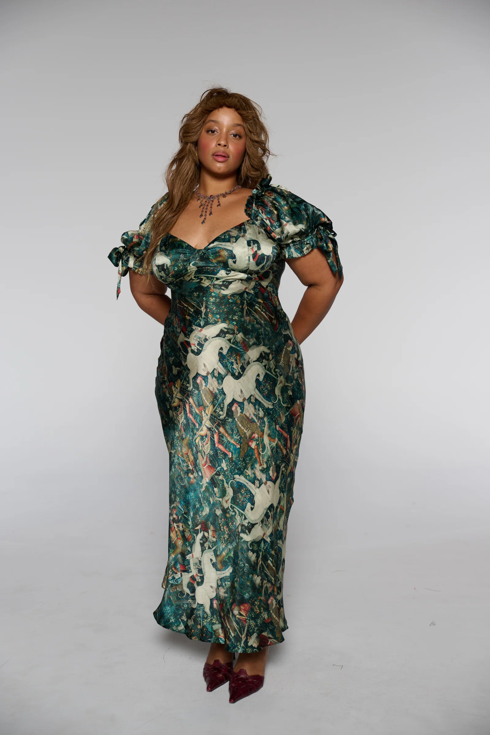 The Unicorn Defends Himself Poet Slip Dress - Image 3