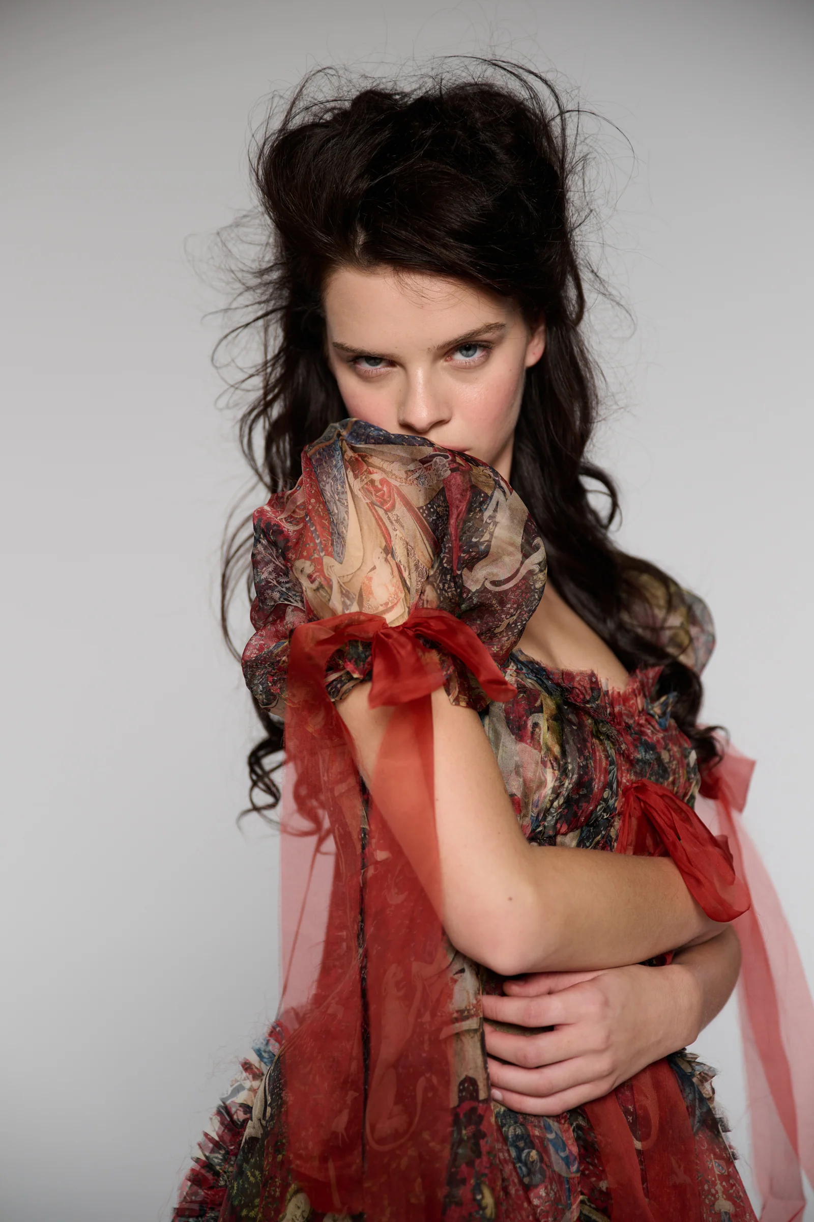 The Lady and the Unicorn Silk Organza Tulum Dress - Image 4