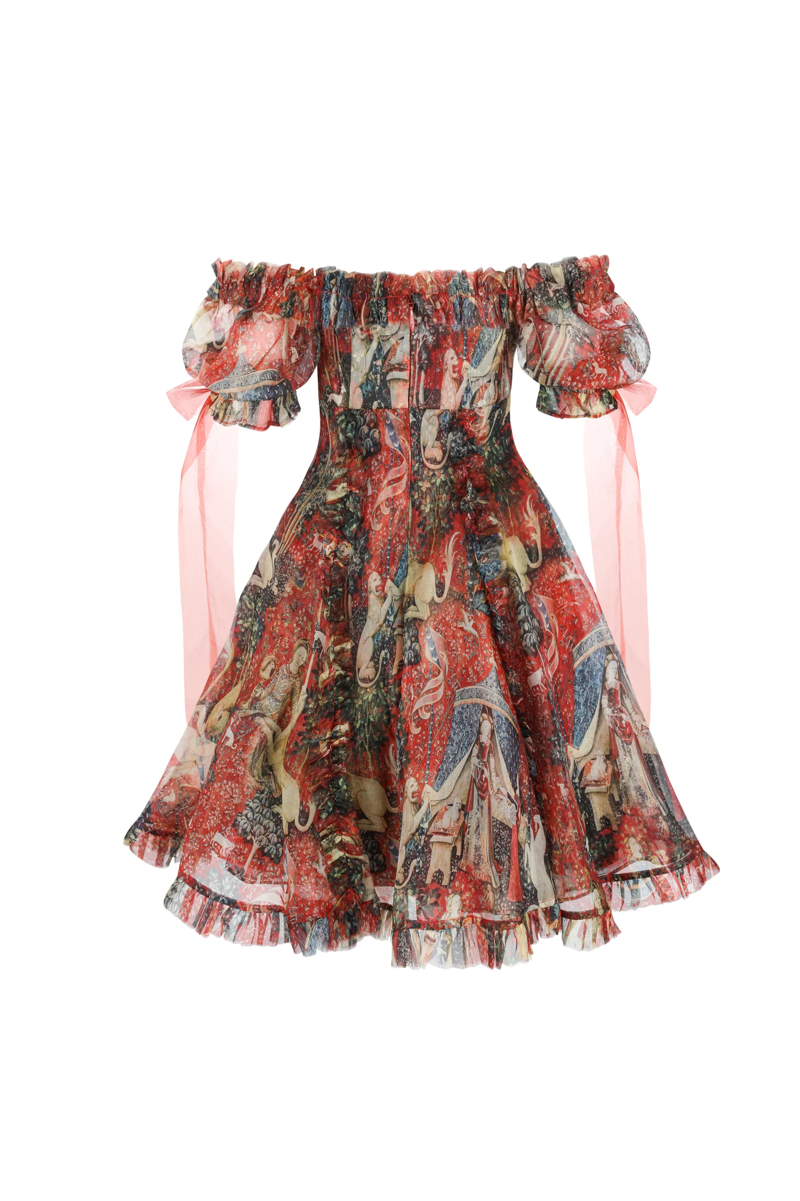 The Lady and the Unicorn Silk Organza Tulum Dress - Image 8