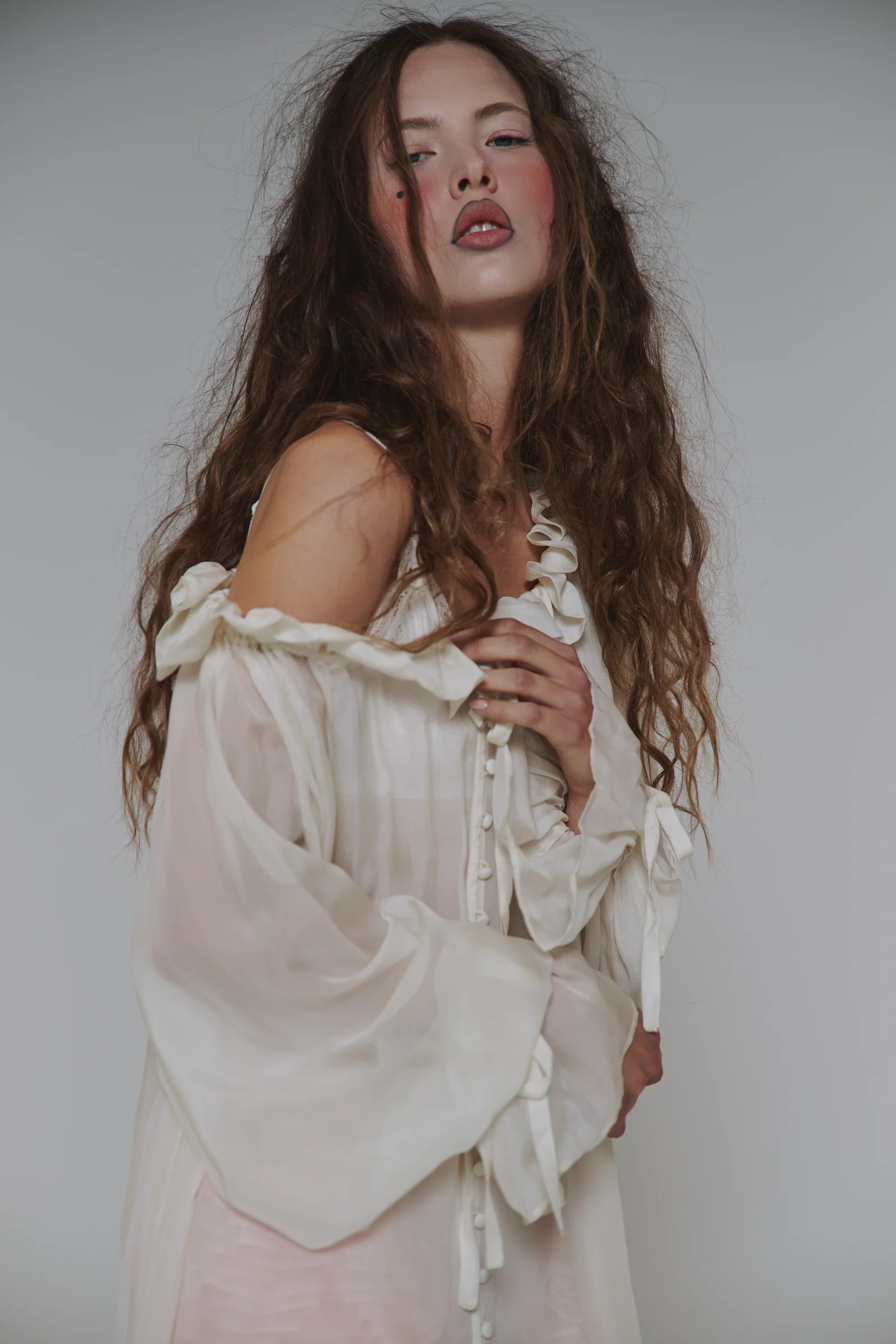 The Silk Vanilla Shakespeare Blouse - Image 12