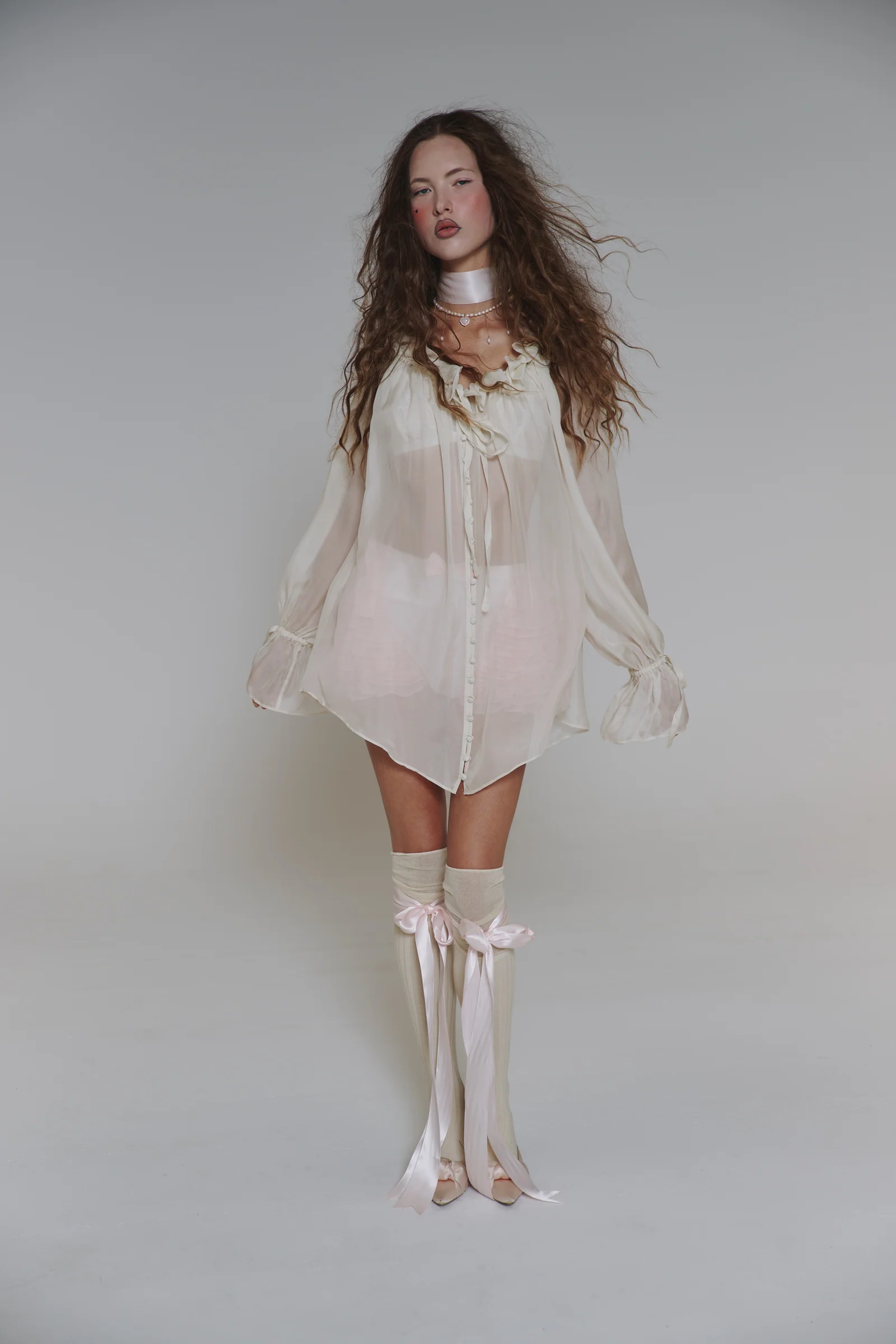 The Silk Vanilla Shakespeare Blouse - Image 8