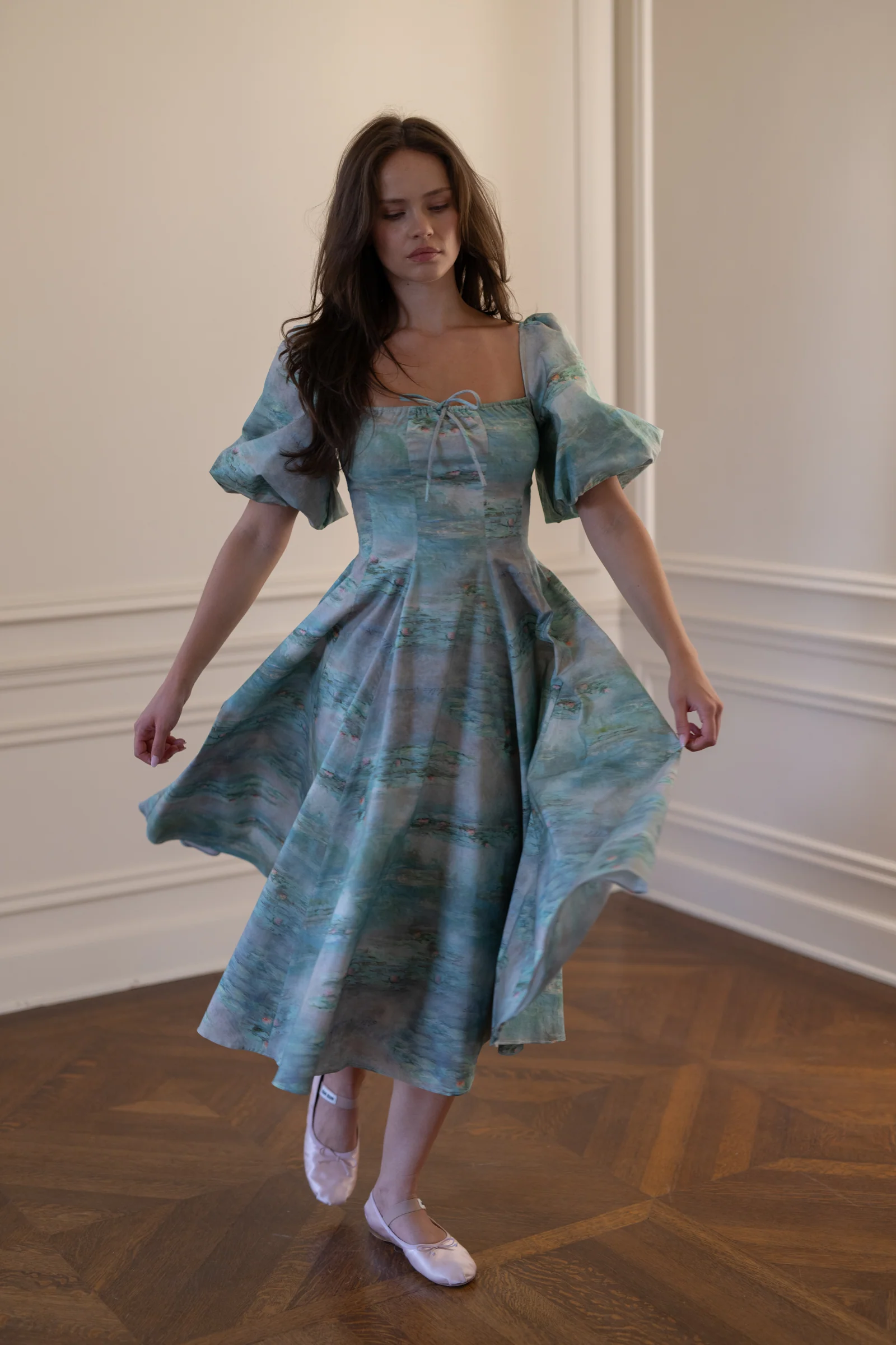 The Water Lilies Day Dress - Image 3